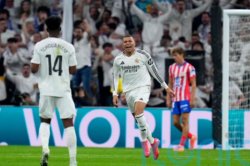 Kylian Mbappe’s equaliser in Madrid derby means champions Real maintain top spot