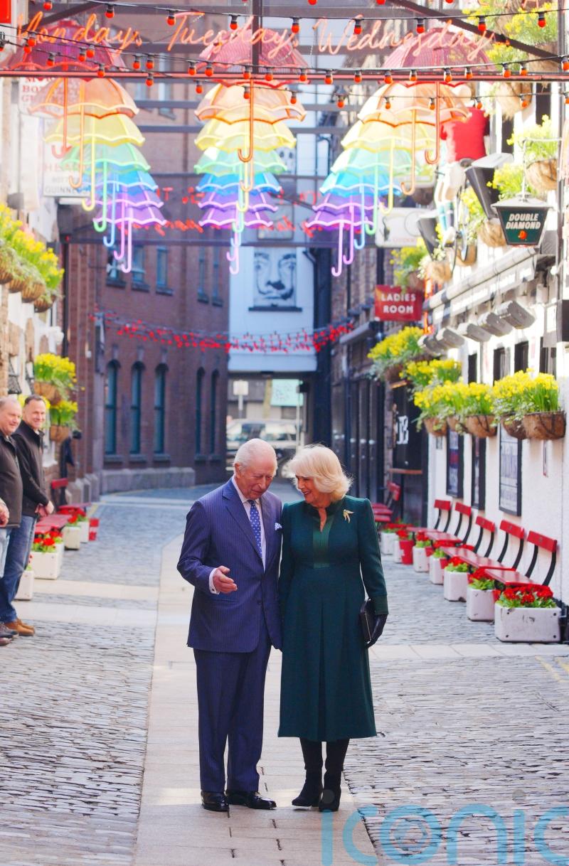 King and Queen meet creatives during visit to heart of Belfast