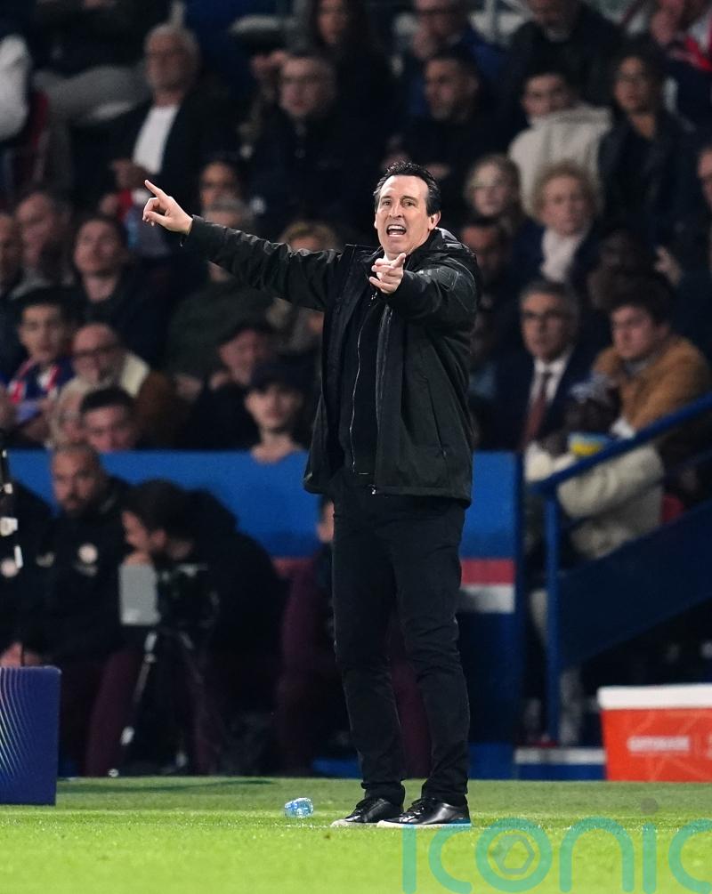 Unai Emery says PSG’s third goal does not change Villa’s task in second leg