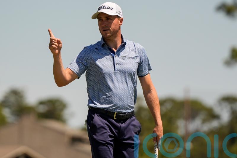 Justin Thomas equals course record to take three-shot lead at RBC Heritage