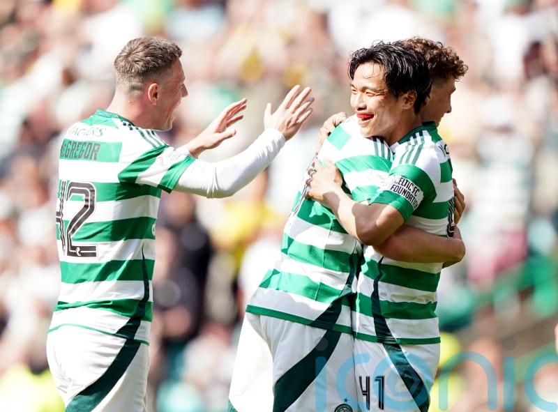 Champions Celtic now 20 points clear after hitting back to defeat Hibernian