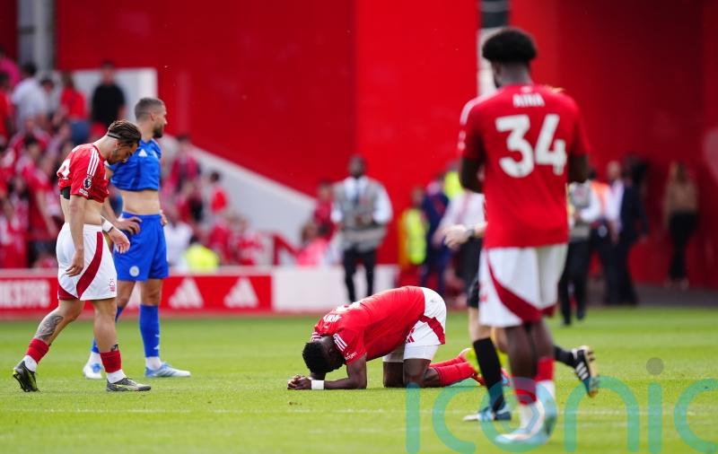 Forest’s Taiwo Awoniyi recovering from ‘urgent surgery’ after post collision