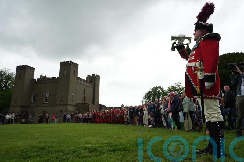 Hillsborough ‘Castlemen’ parade at full strength for first time since 1890