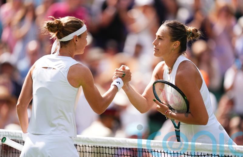 Aryna Sabalenka the last top-five seed standing after shock Jasmine Paolini exit