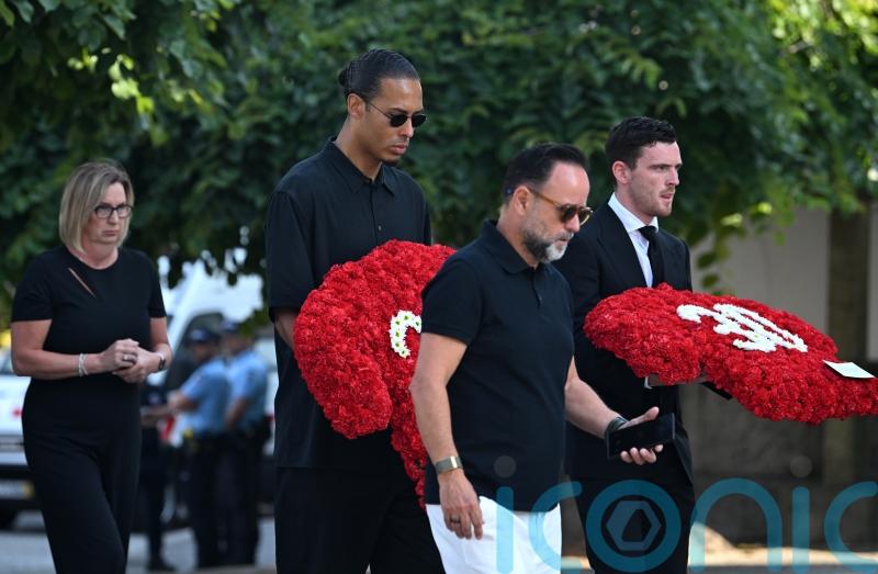 Liverpool players and boss arrive in Portugal to attend Diogo Jota&rsquo;s funeral