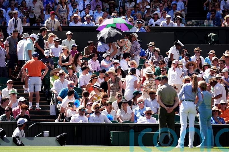 Wimbledon semi-final stopped twice in five minutes for crowd emergencies