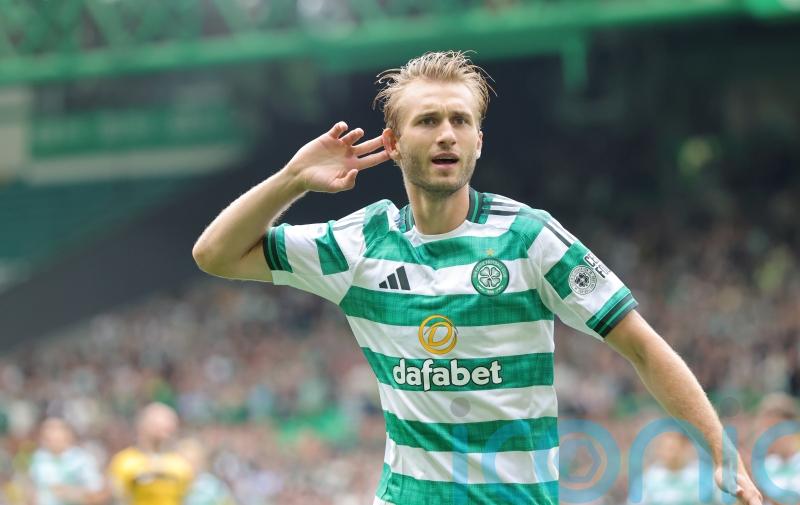 Benjamin Nygren&rsquo;s brace helps Celtic to victory against Livingston