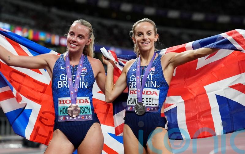 Georgia Hunter Bell takes silver and Keely Hodgkinson bronze in 800m final