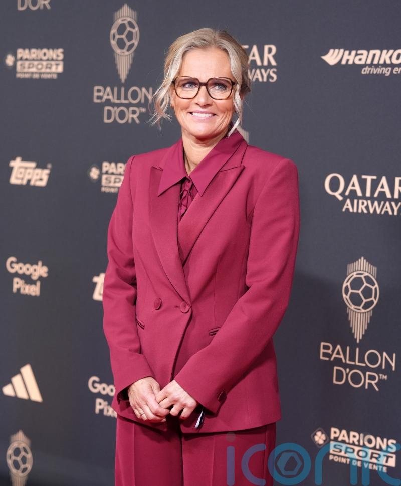 England boss Sarina Wiegman named women’s coach of year at Ballon d’Or awards