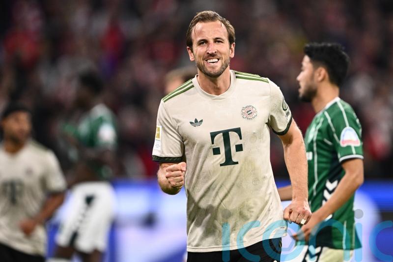 Harry Kane scores his 100th goal for Bayern Munich in just 104 matches