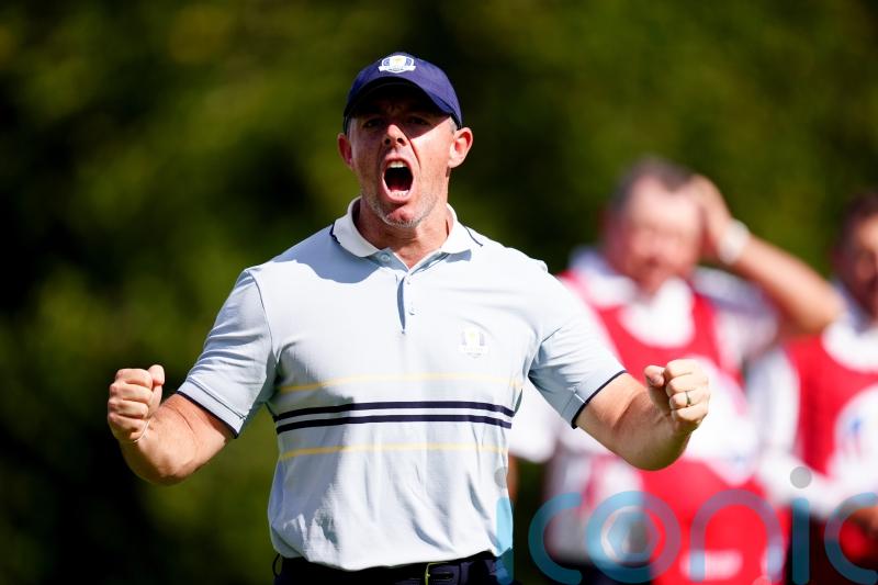 Rory McIlroy heralds ‘great day’ as Europe open lead at Ryder Cup