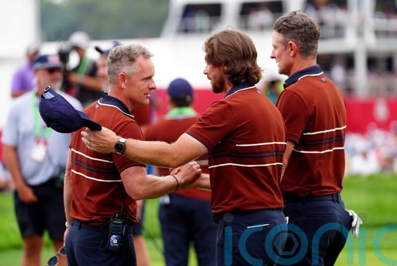 Luke Donald eyes Ryder Cup history after tensions boil over on fiery second day