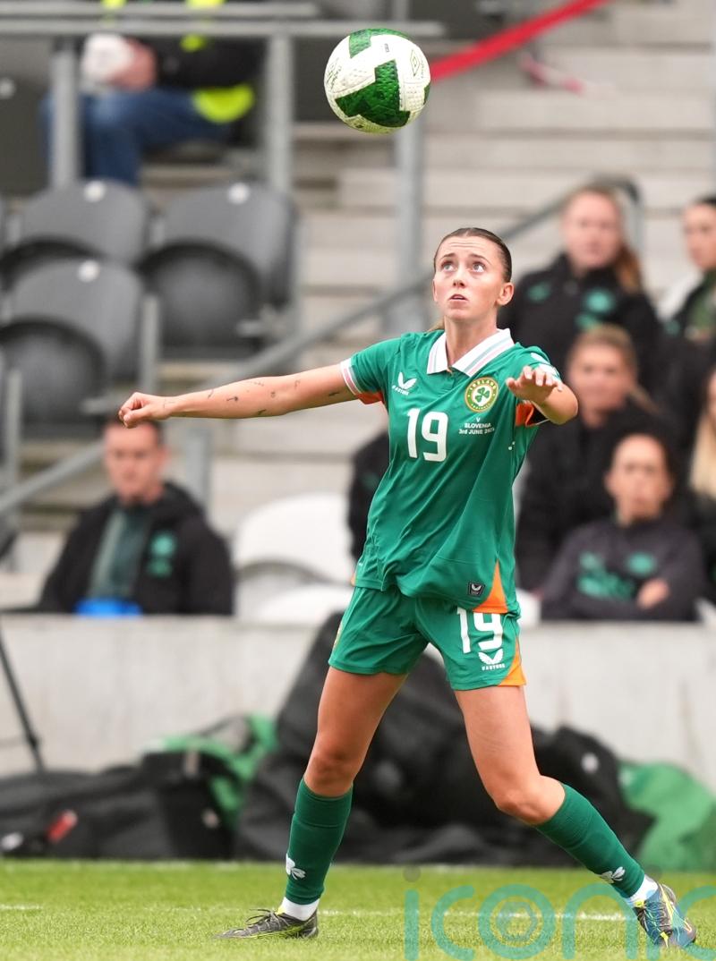 Abbie Larkin strikes late as Republic of Ireland earn World Cup play-off place