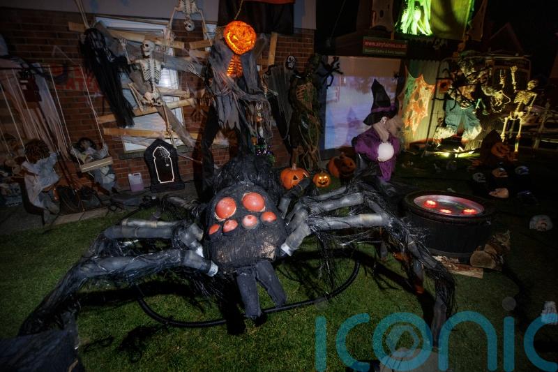 Spooky house transformation in Co Down dedicated to boy with rare cancer