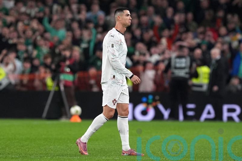 Cristiano Ronaldo sent off as Troy Parrott’s brace earns Ireland famous victory