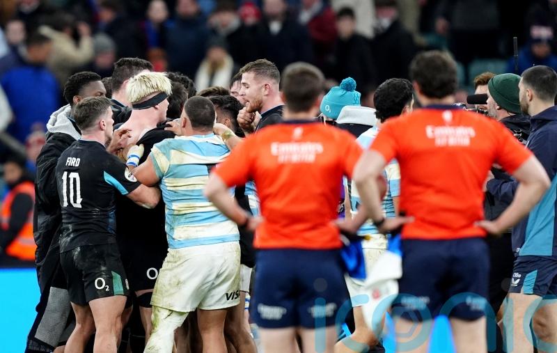 England flanker Tom Curry branded a ‘bully’ after tunnel bust-up with Argentina