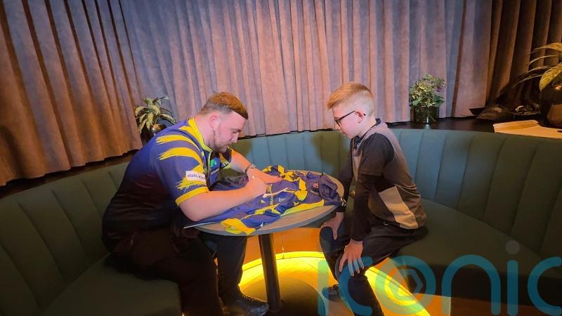 Luke Littler inspired by young fan who turned to darts during meningitis battle