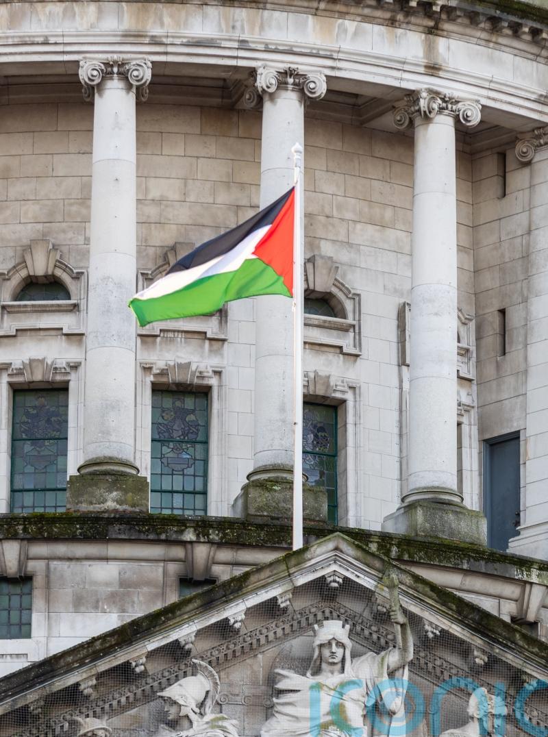 Tensions rise as rival protesters gather over Palestine flag controversy
