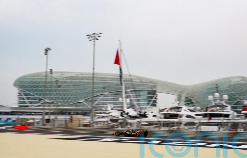 Lando Norris squeezes out Max Verstappen in Abu Dhabi Grand Prix first practice