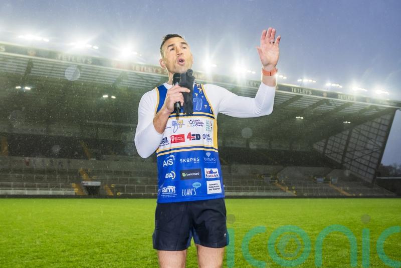 Kevin Sinfield finishes latest challenge, raising £1.15m for MND charities