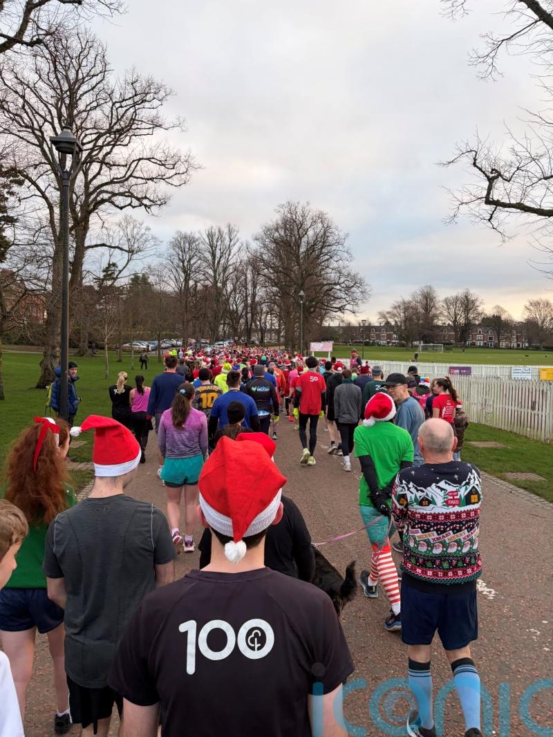 Thousands turn out for Christmas morning parkruns