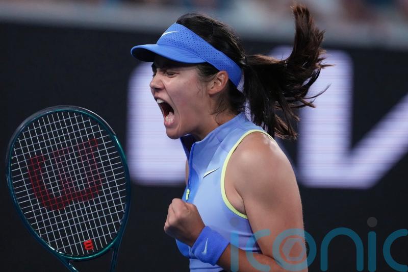 Emma Raducanu recovers from poor start to progress at Australian Open