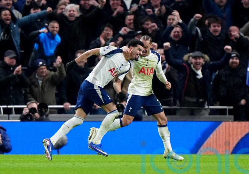 Dominic Solanke stunner earns Tottenham a point against Manchester City