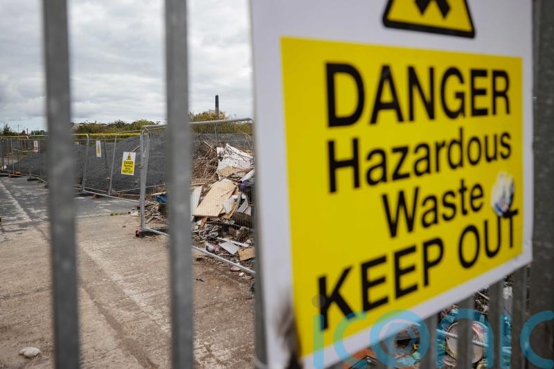 Asbestos &lsquo;fragments&rsquo; remain on site of contentious 2025 bonfire &ndash; NIEA