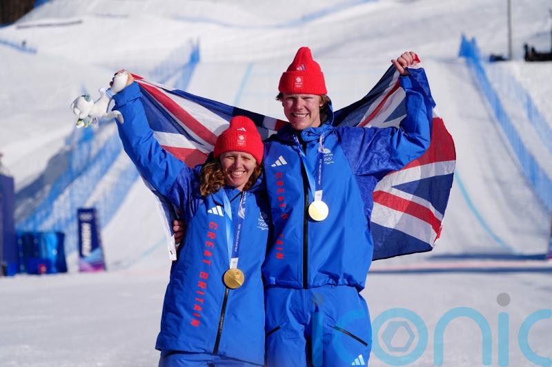 Charlotte Bankes and Huw Nightingale win historic snowboard gold for Britain