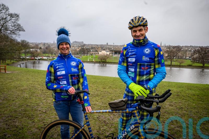 Wife of Doddie Weir takes on 750-mile cycle to raise money for his charity