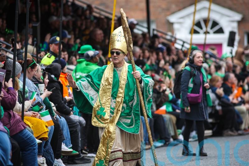 &lsquo;I just think we&rsquo;re deadly&rsquo;: Crowds gather in Dublin for St Patrick&rsquo;s Day parade