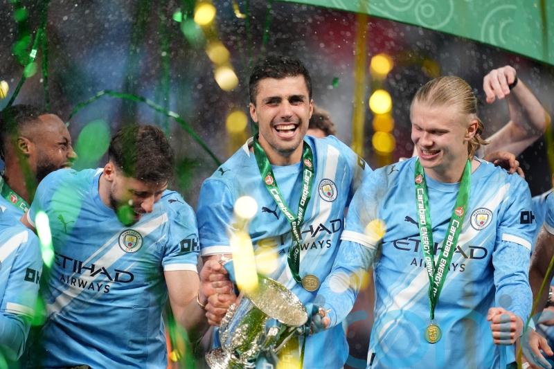 Rodri believes Man City&rsquo;s Wembley success sent Arsenal a Premier League warning