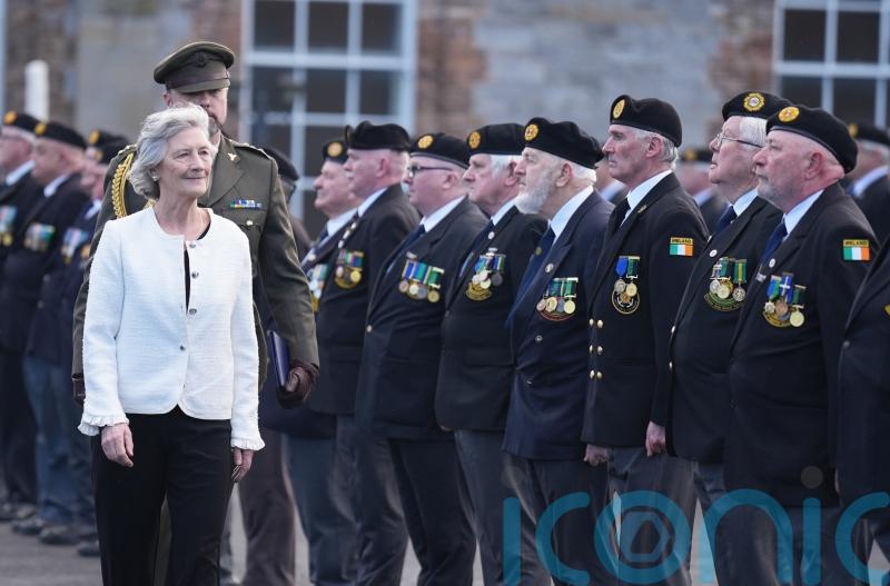 President attends anniversary event for veterans&rsquo; homeless charity