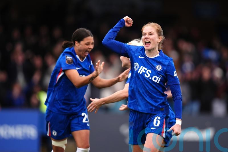 Chelsea edge seven-goal thriller against Aston Villa to reclaim second place