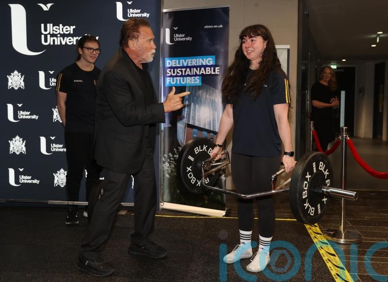 &lsquo;Don&rsquo;t limit yourself&rsquo;: Schwarzenegger tells Belfast students to dream big