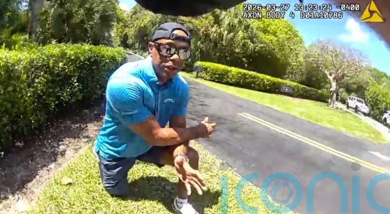 All of a sudden&hellip; boom &ndash; Tiger Woods describes car crash in bodycam footage