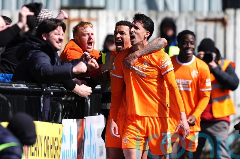 Rangers recover from bad start to put six past Falkirk and keep heat on Hearts