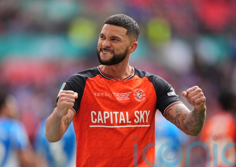 Nahki Wells scores twice as Luton beat Stockport to win EFL Trophy