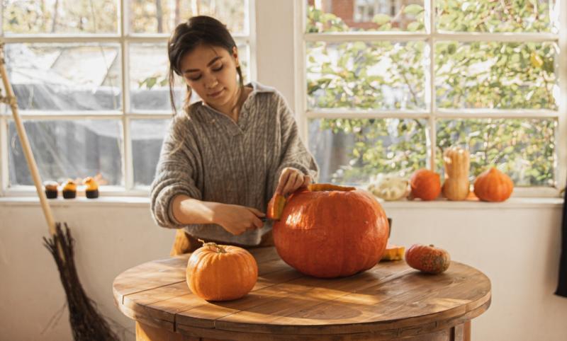 Healthy Living:  Eat the pumpkins! 