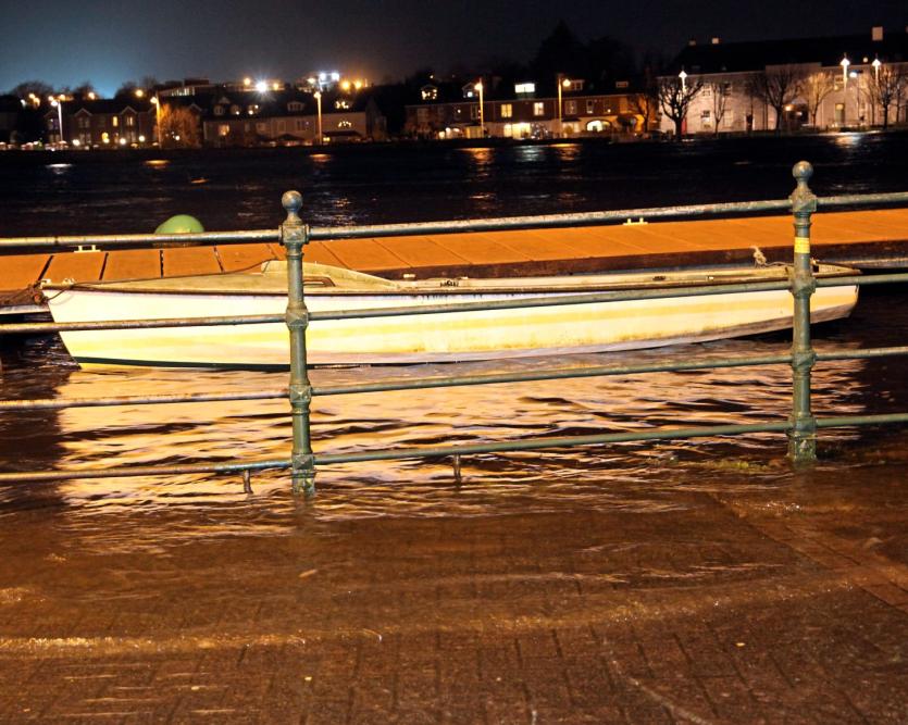 SLIDESHOW Flood waters lap at Sarsfield House in Limerick Photo 1 of