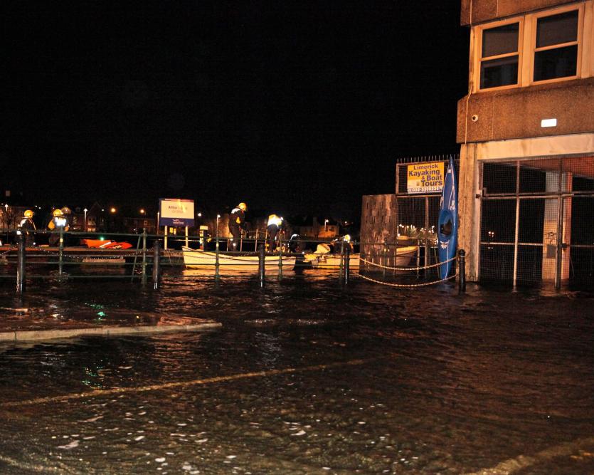 SLIDESHOW Flood waters lap at Sarsfield House in Limerick Photo 1 of