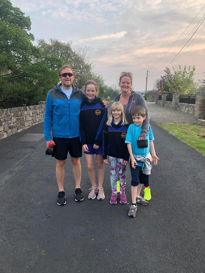 SLIDESHOW Limerick's St Ailbes clock up over 4,000kms for cancer