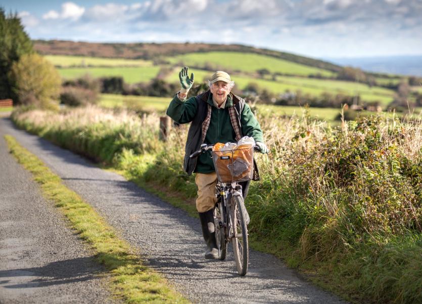 Man on bike