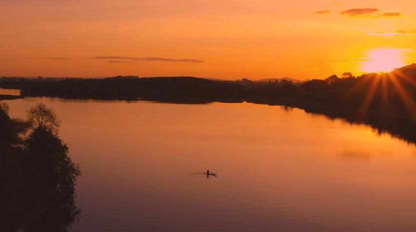 Lighting up Lough Gur