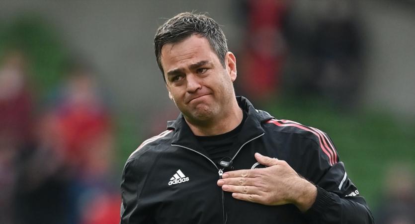 LISTEN: Munster Rugby coach pays tribute to the supporters and his team following shoot out loss