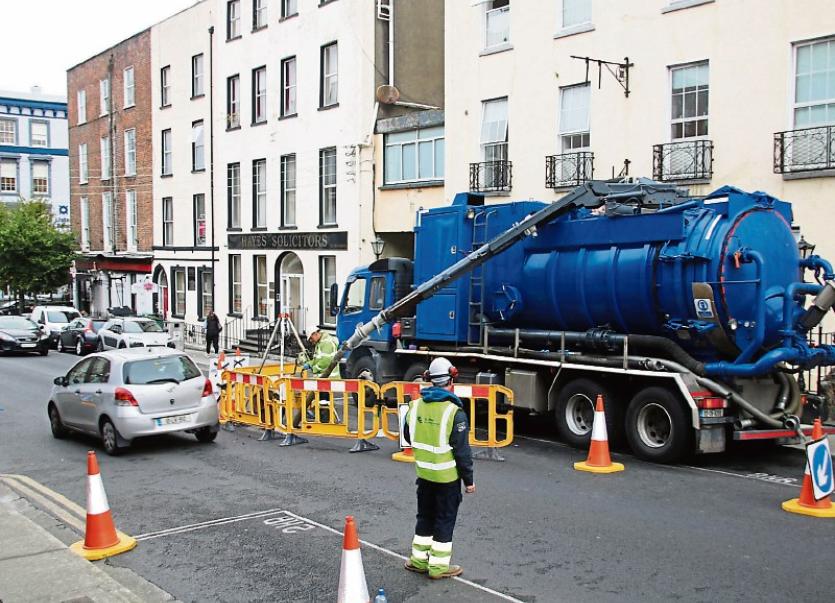 Water a lot of noise as firm pumps out Limerick city sewers Limerick