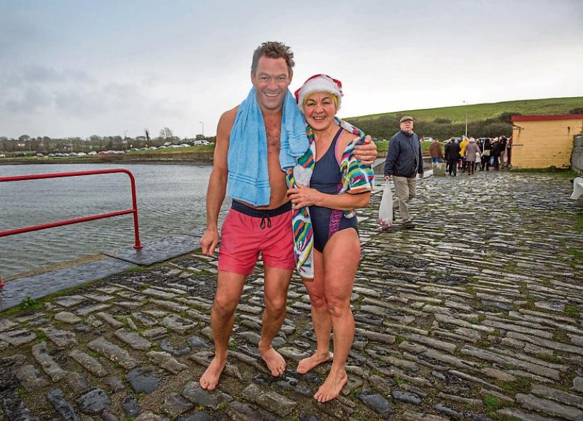 Togging out for Limerick Dominic West ready to take part in Glin swim