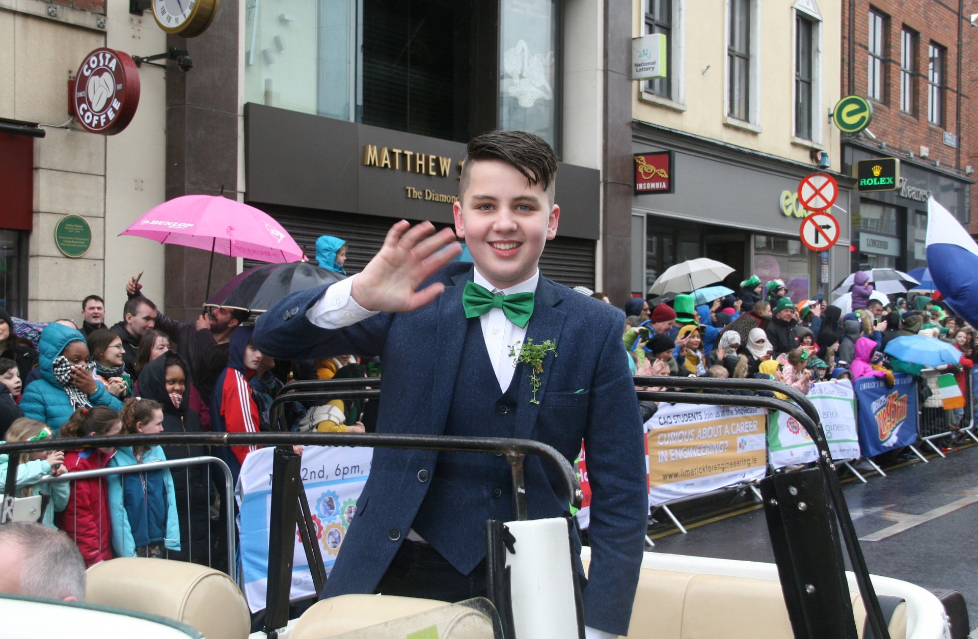 Limerick's Grand Marshal Luke Culhane