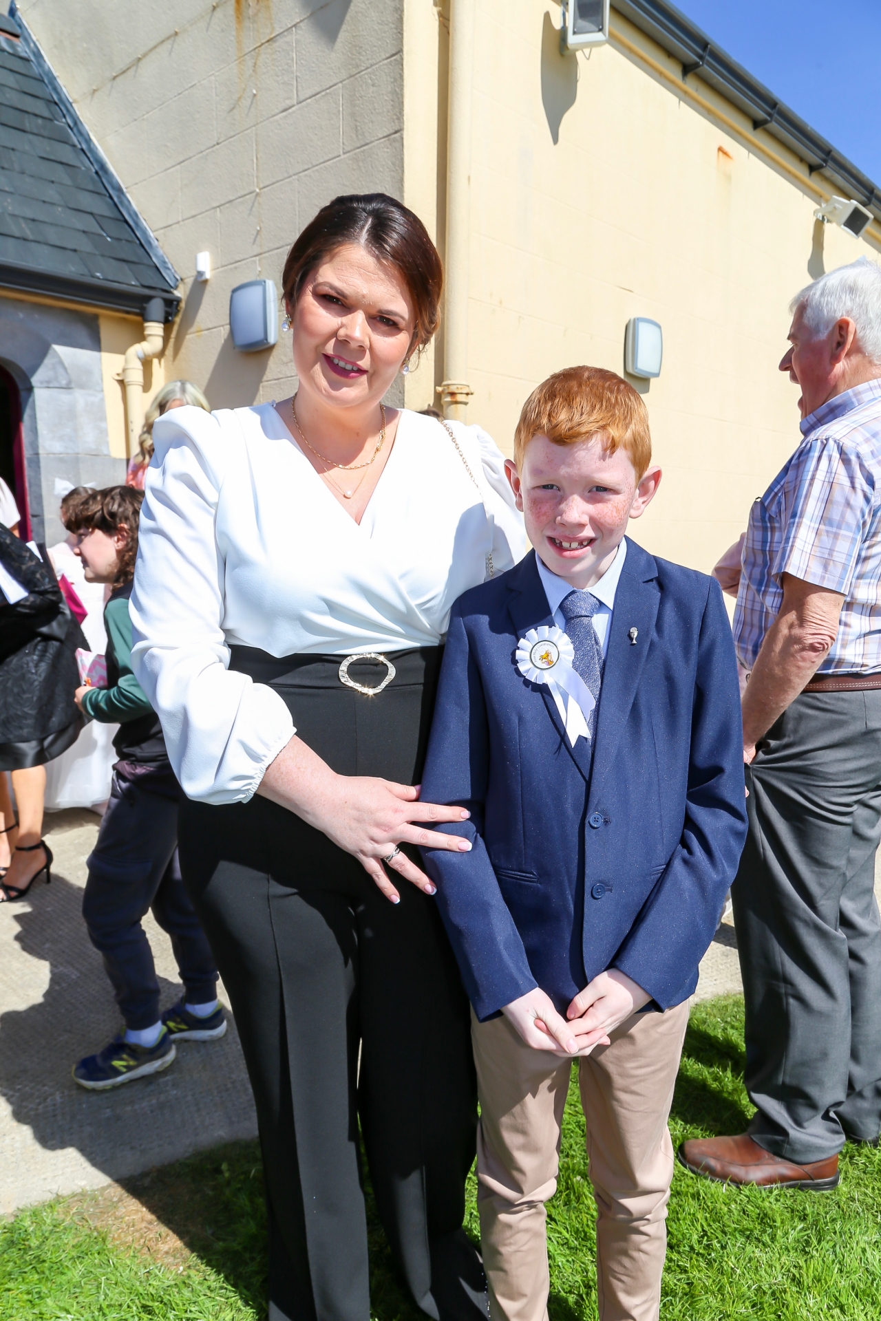 Jemma Lynch and her son Alex