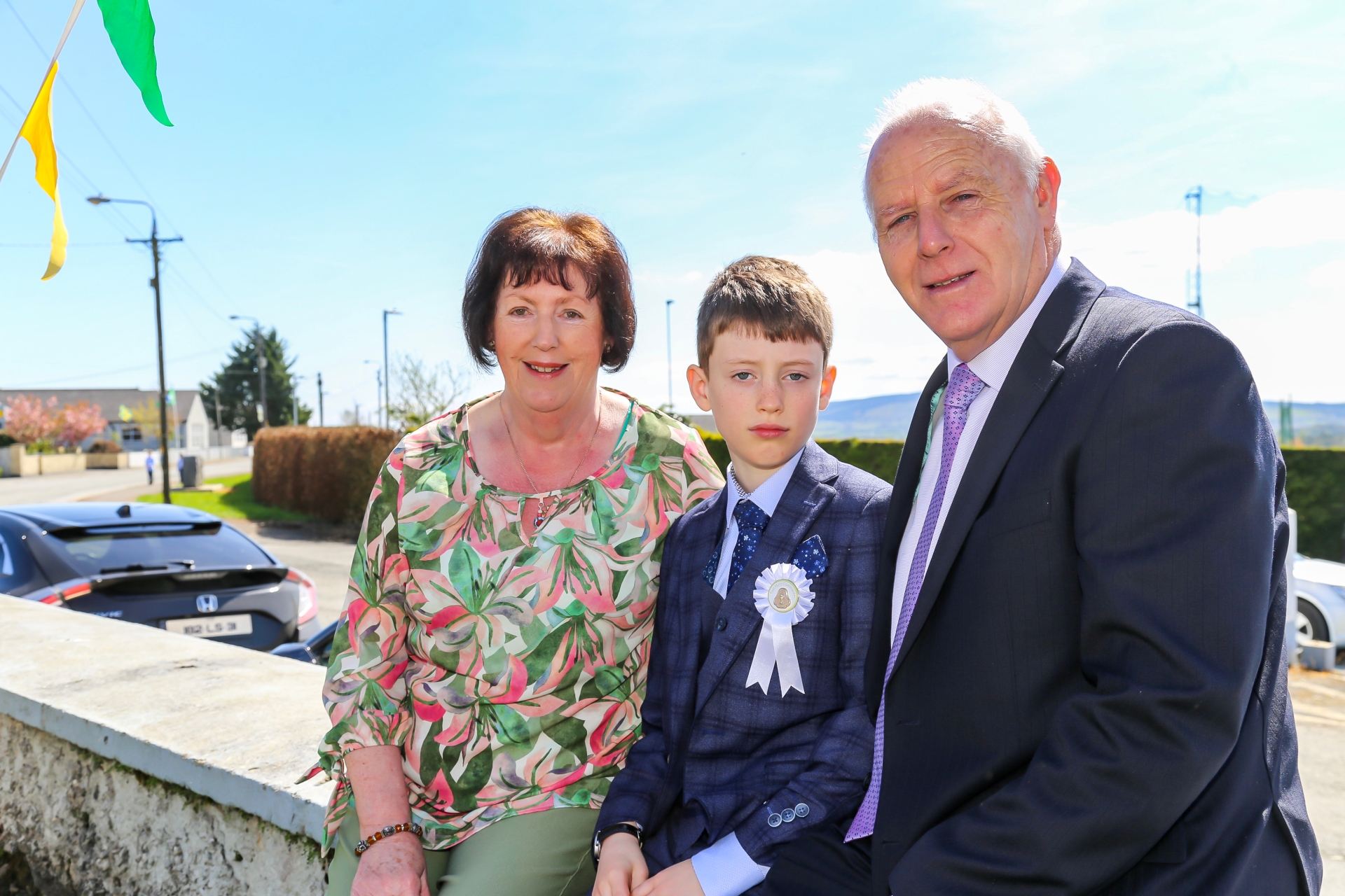 John Brennan with his grand parents Sarah Anne and John Brennan 